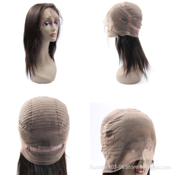 African Braided Raw Full Swiss Lace Wig Virgin Human Hair Front Fine Wig Remy Brazilian Hair Hair Weaving Single Weft >=20%